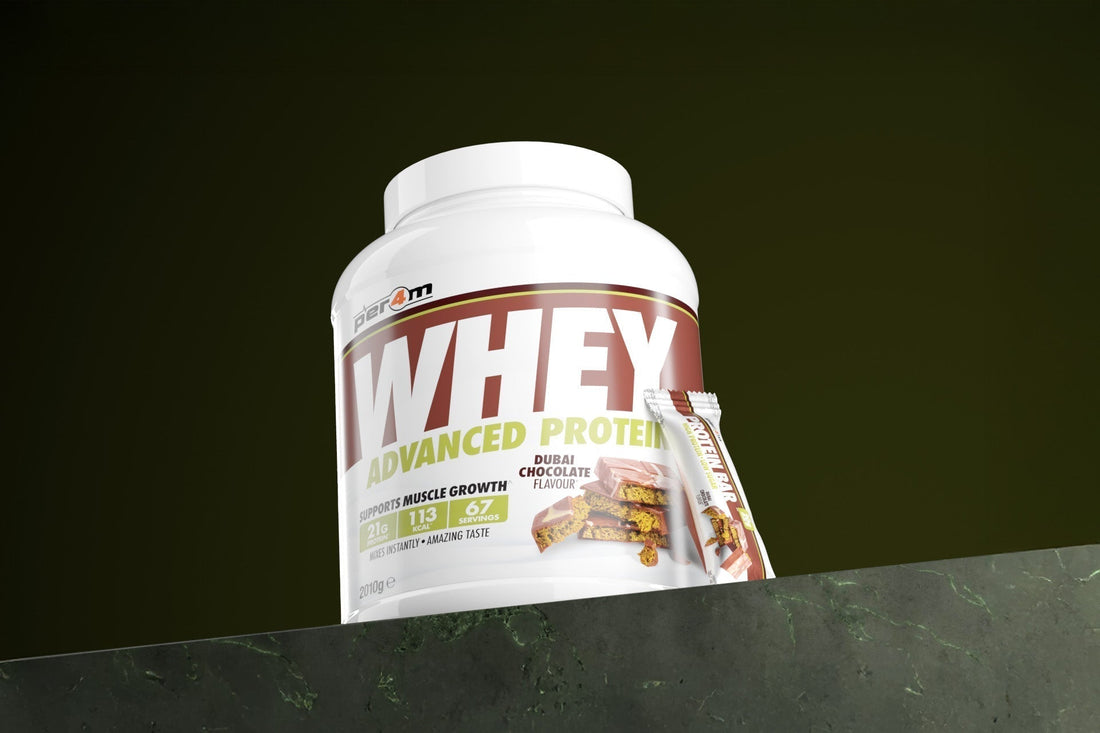 Per4m Announces Dubai Chocolate Protein Bar & Whey Protein – A UK First!