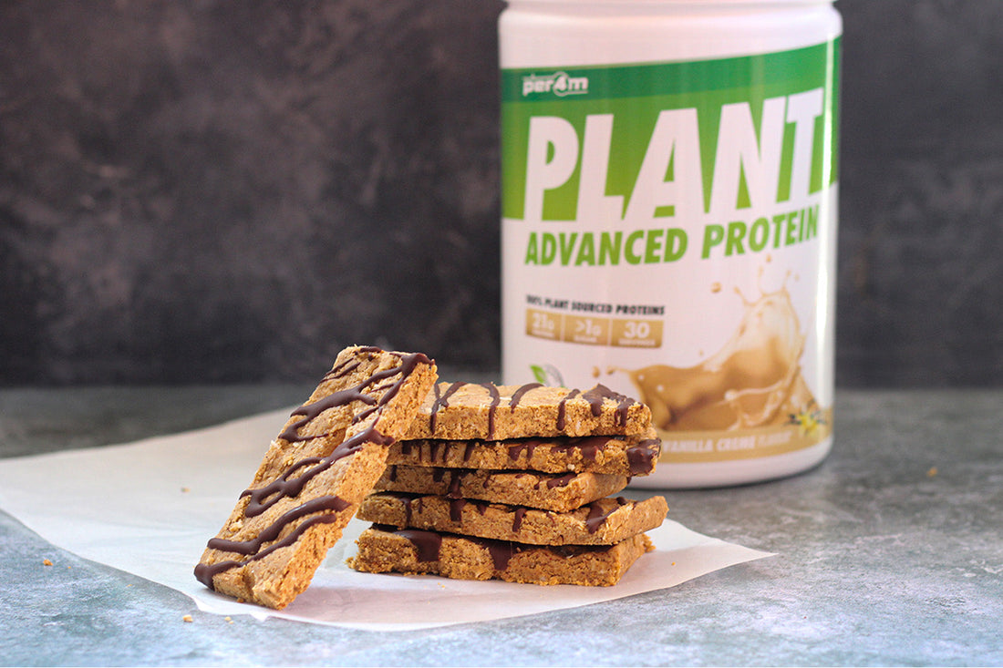 No-Bake Vegan Peppermint Protein Bars Recipe