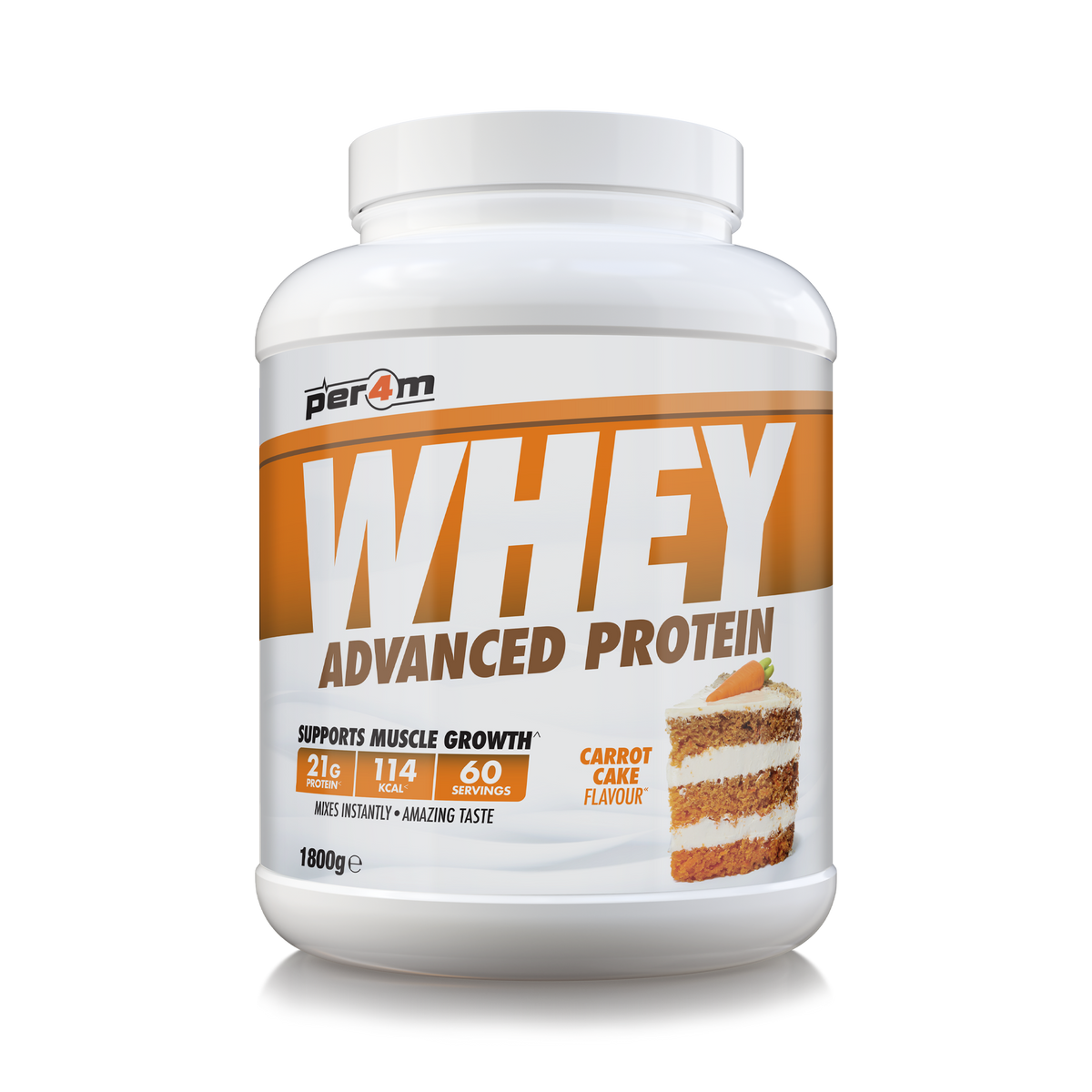 Whey Protein Carrot Cake