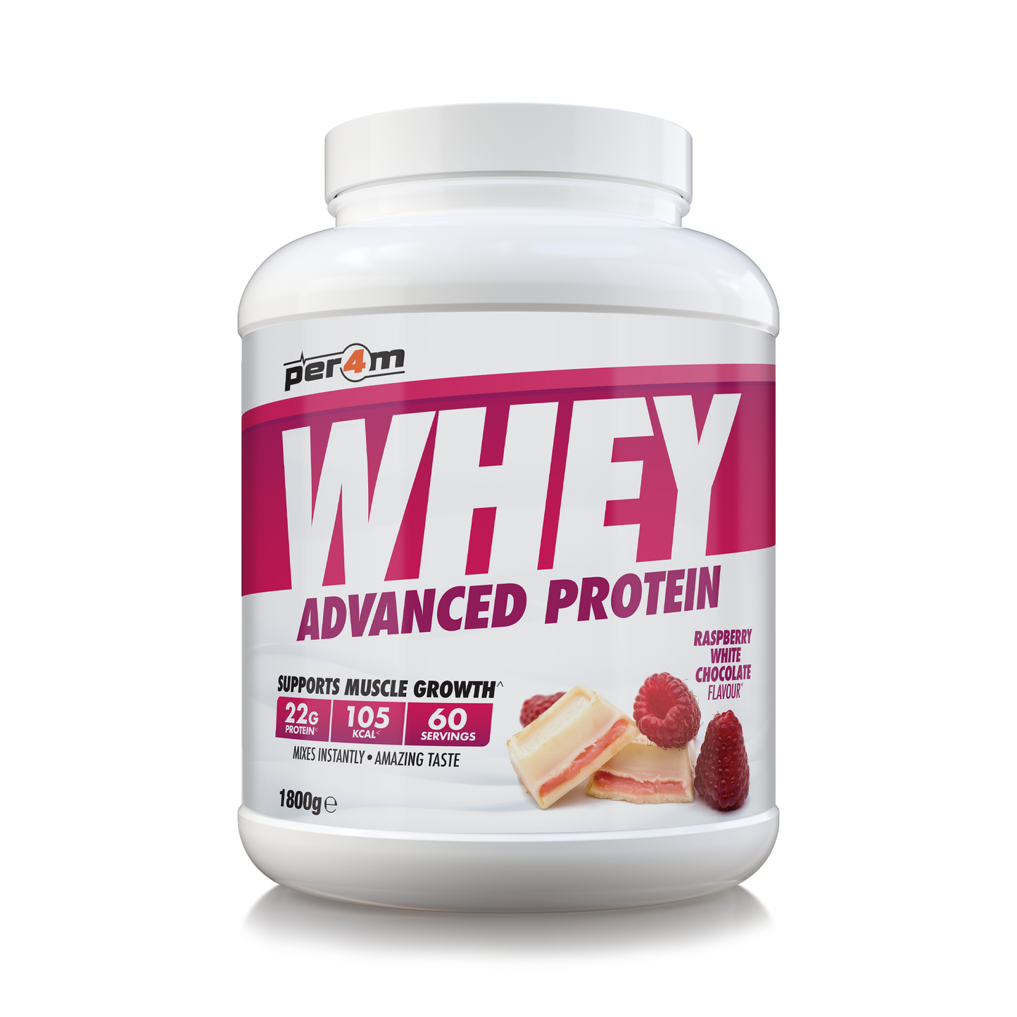 Whey Protein Raspberry White Chocolate