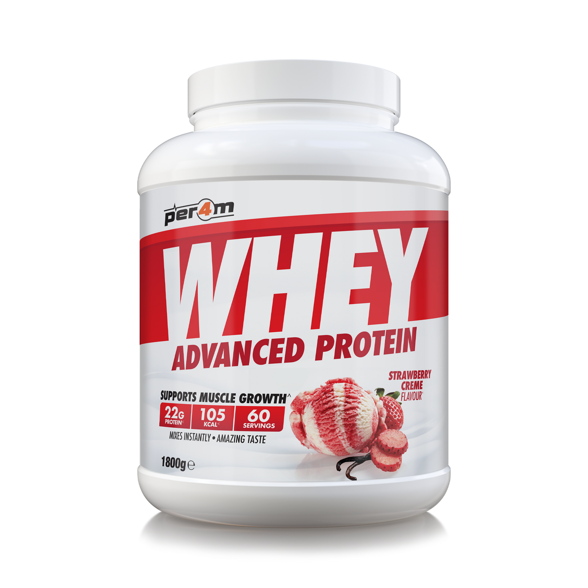 Whey Protein Strawberry Cream
