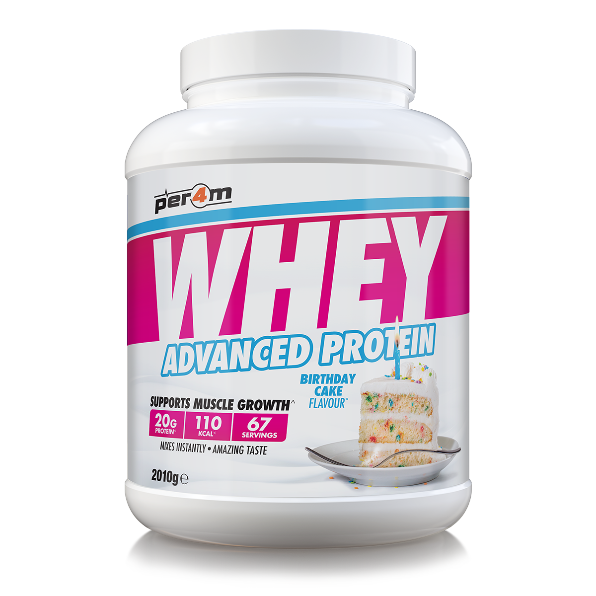 Whey Protein Birthday Cake