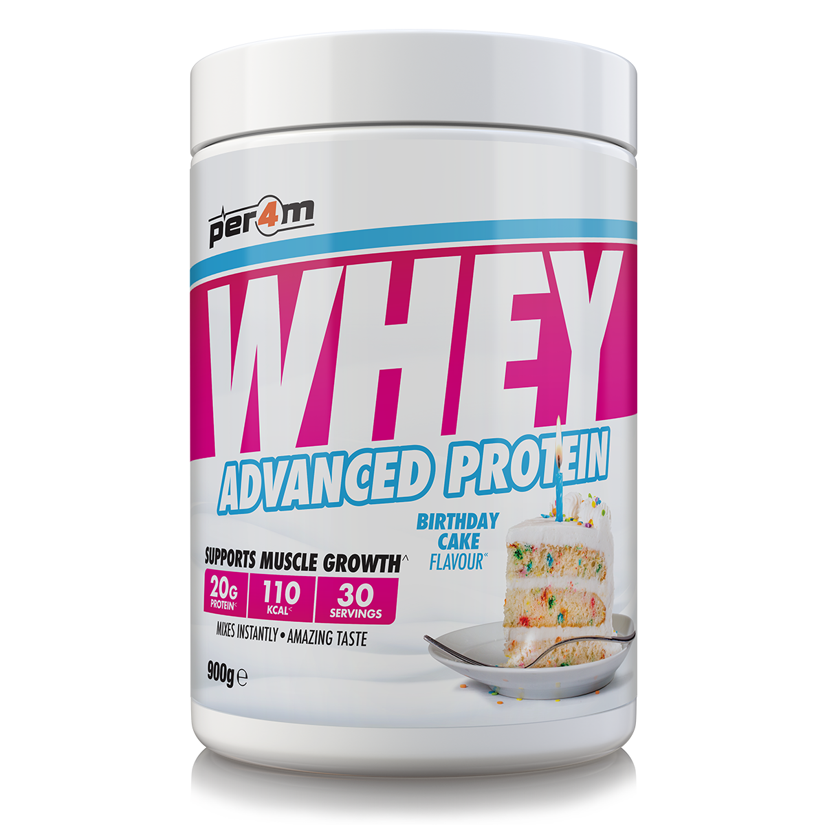 Whey Protein Birthday Cake