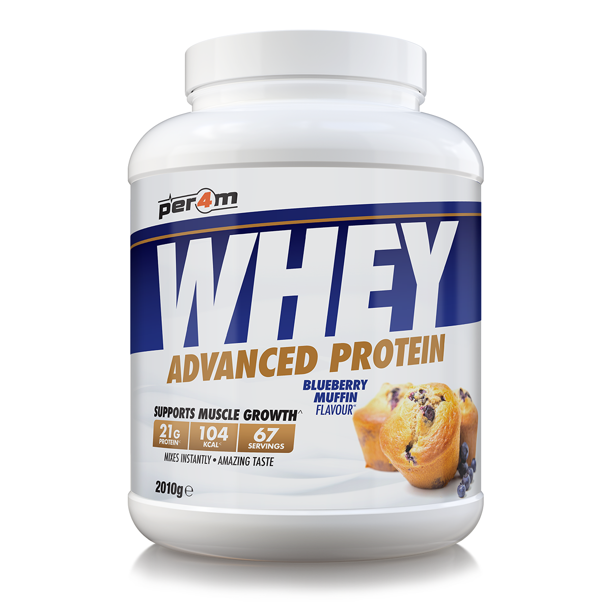 Whey Protein Blueberry Muffin