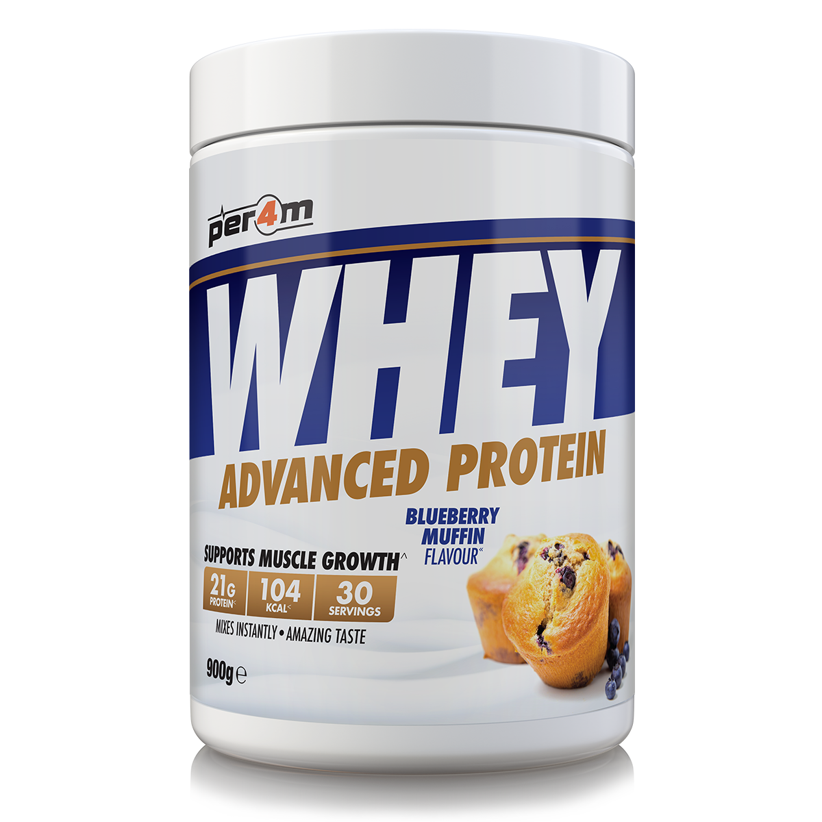 Whey Protein Blueberry Muffin