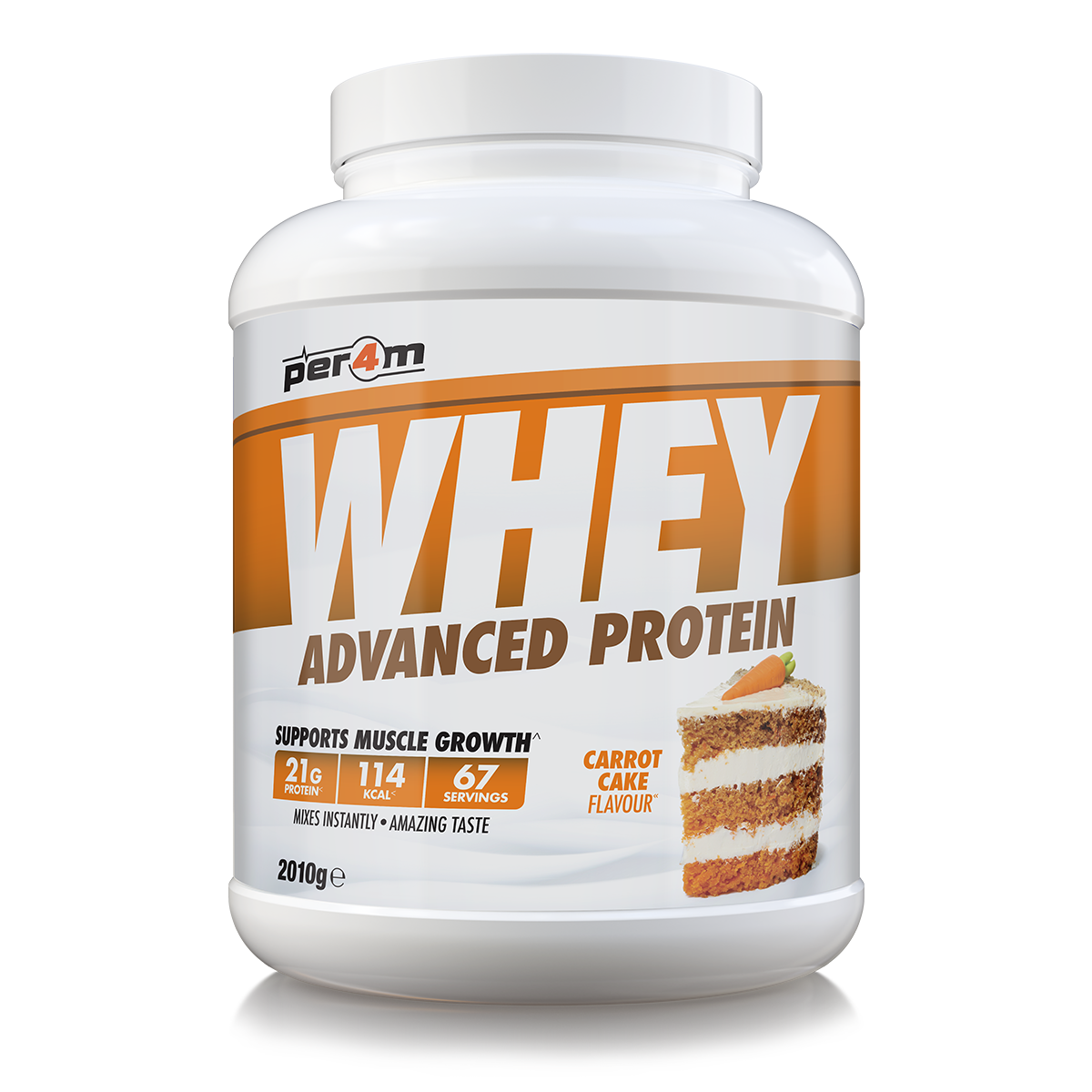 Whey Protein Carrot Cake