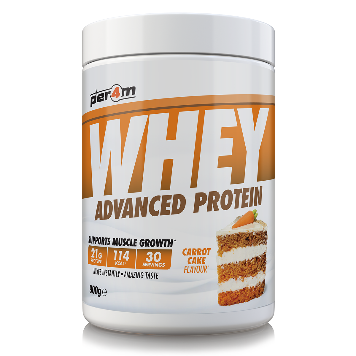 Whey Protein Carrot Cake