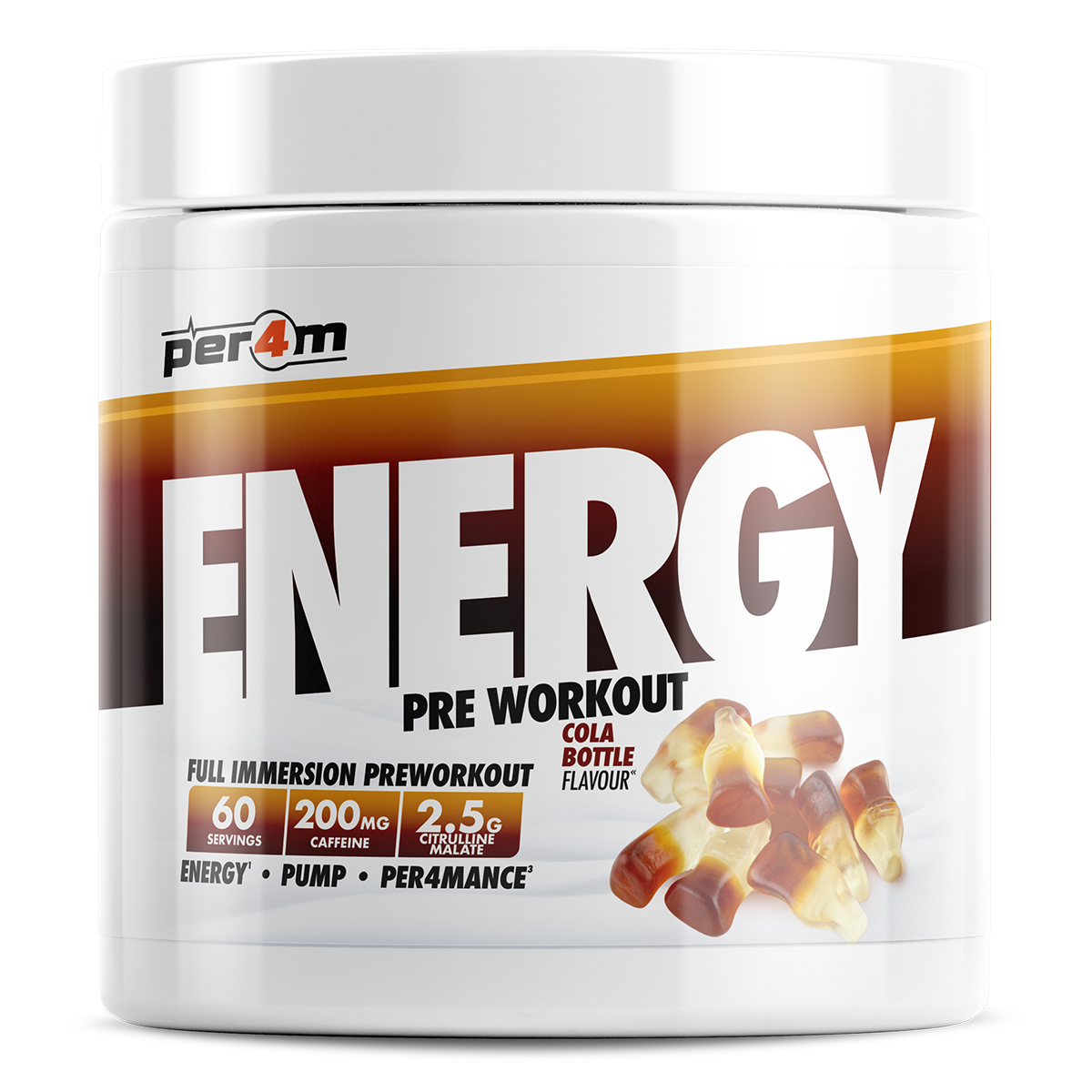 Energy Pre-Workout Cola Bottle