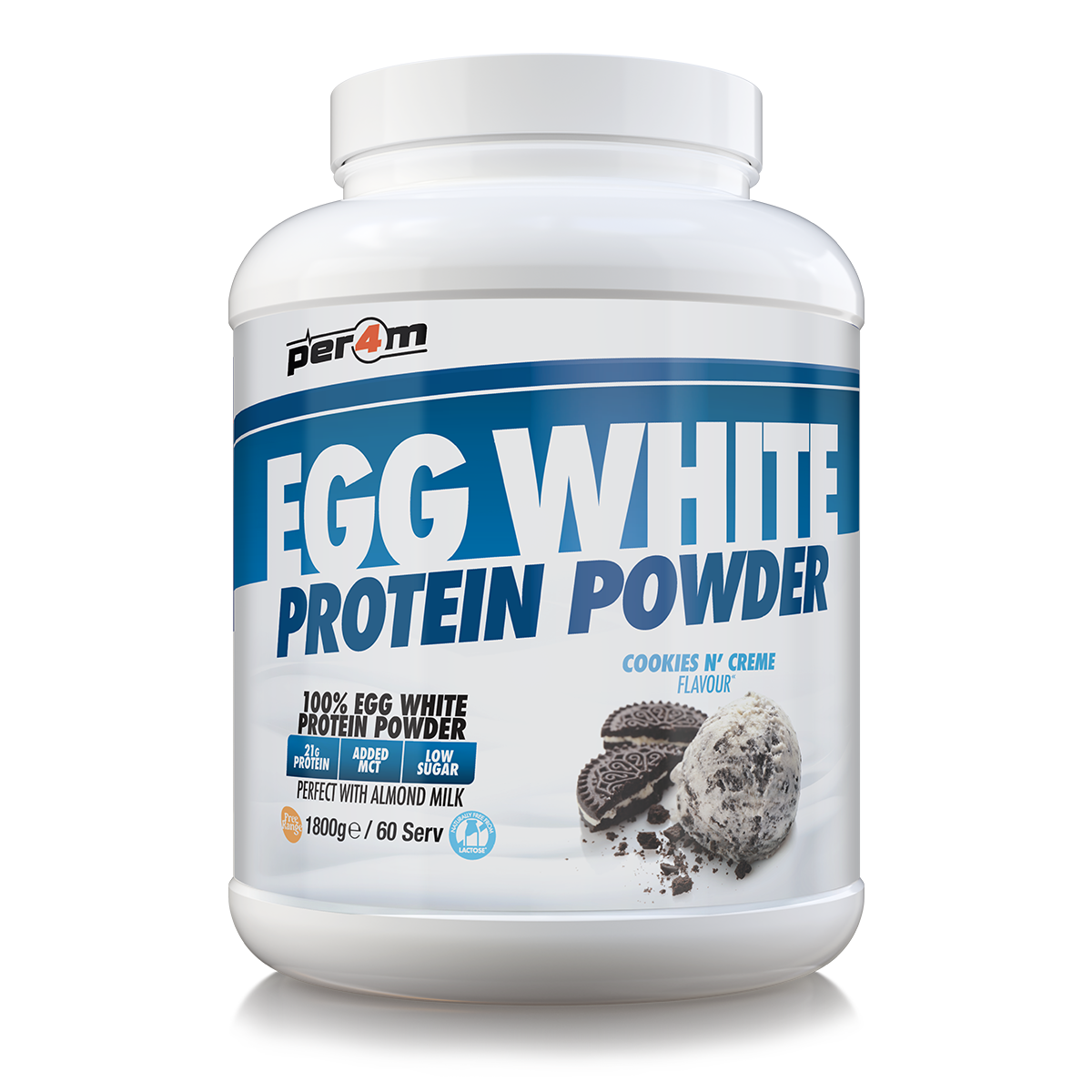 Egg White Protein Cookies 'N Creme