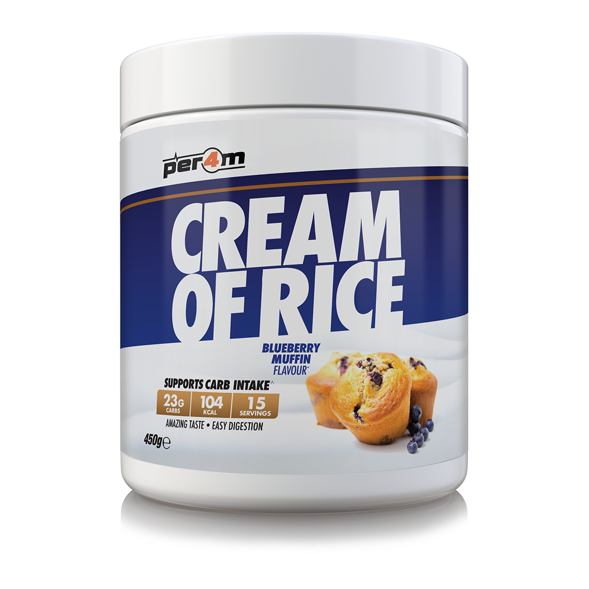 Cream Of Rice Blueberry Muffin