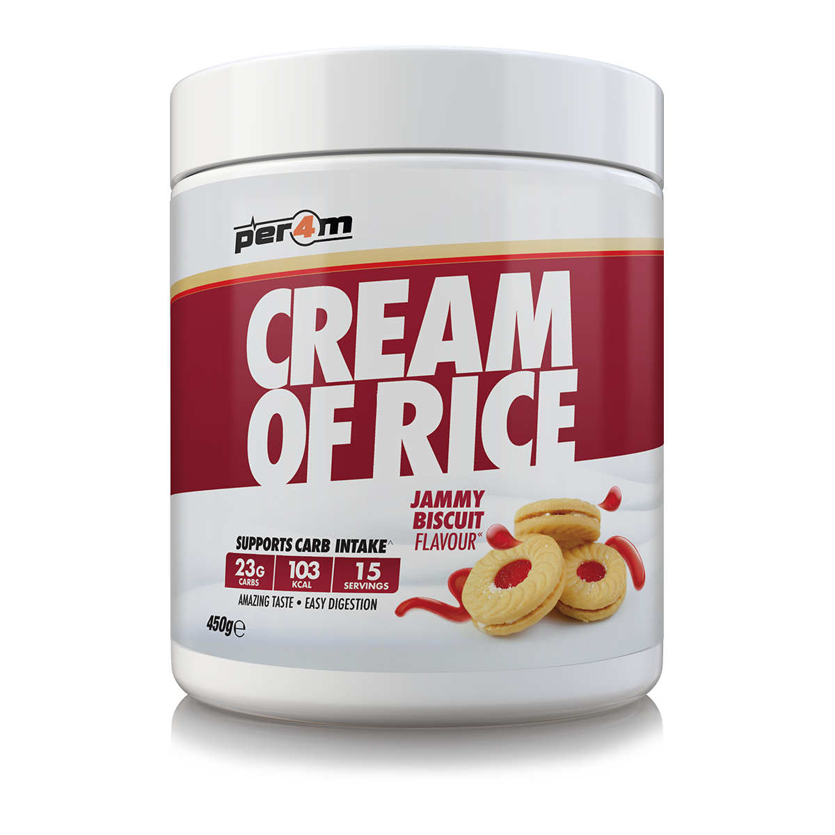 Cream Of Rice Jammy Biscuit