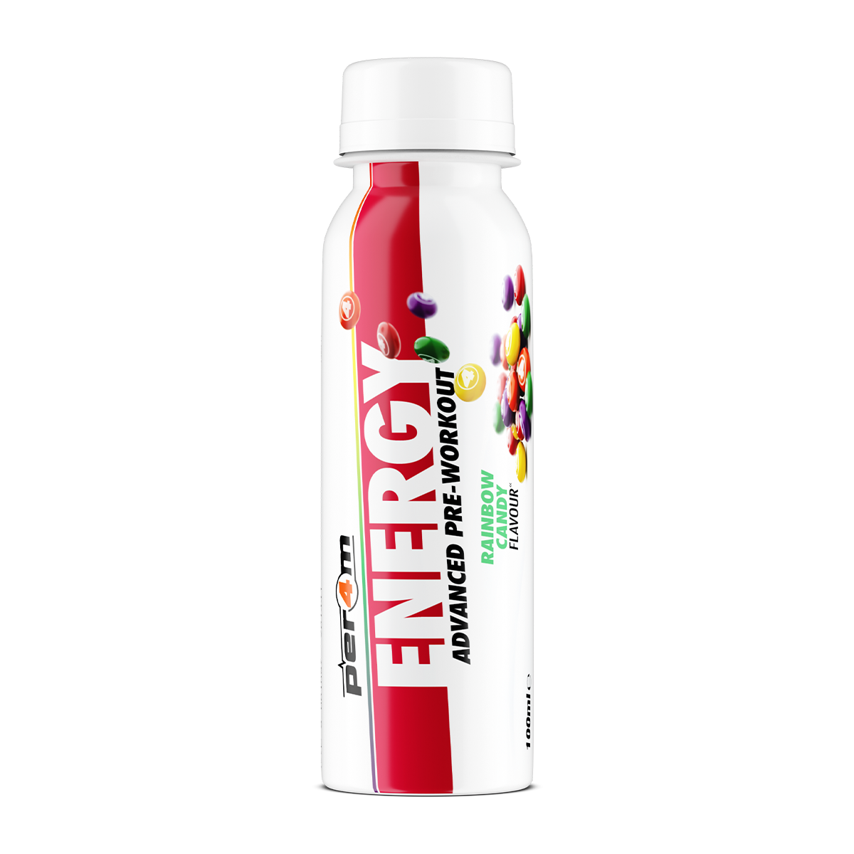 Energy Pre-Workout Shots Rainbow Candy