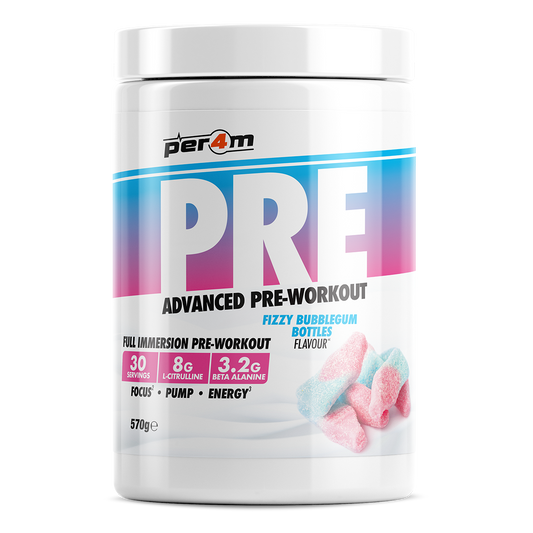 Pre-Workout Stim Fizzy Bubblegum Bottles