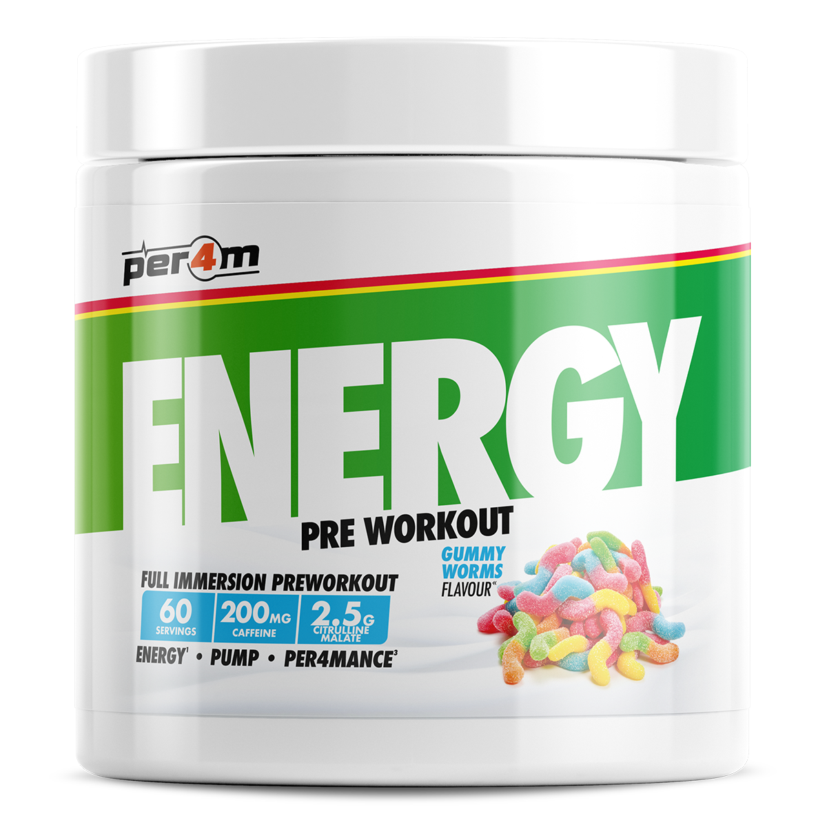 Energy Pre-Workout Gummy Worms