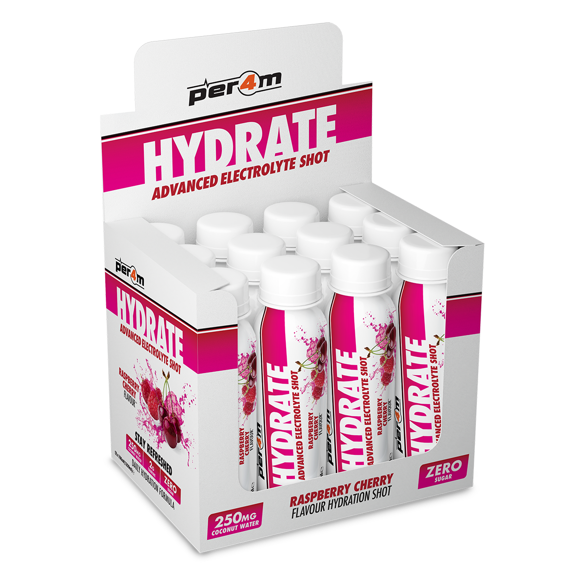Hydrate Shots Raspberry Cherry