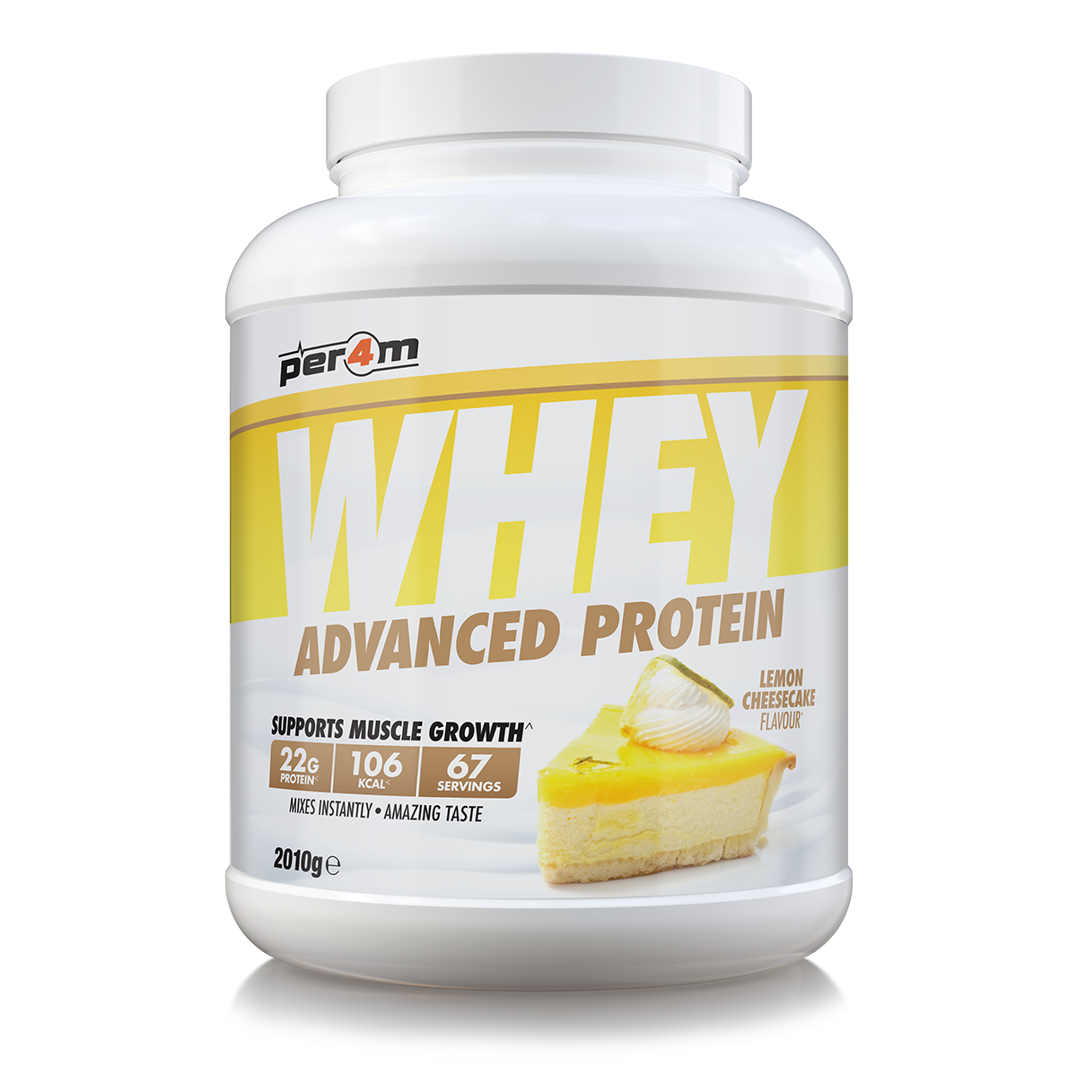 Whey Protein Lemon Cheesecake