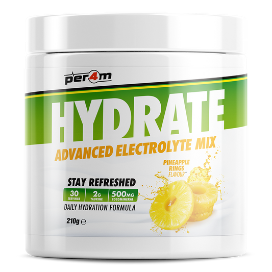 Tub of Pineapple Rings Per4m Hydrate Advanced Electrolyte Mix