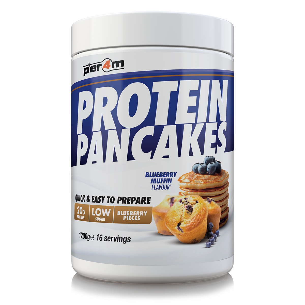 Protein Pancakes Blueberry Muffin