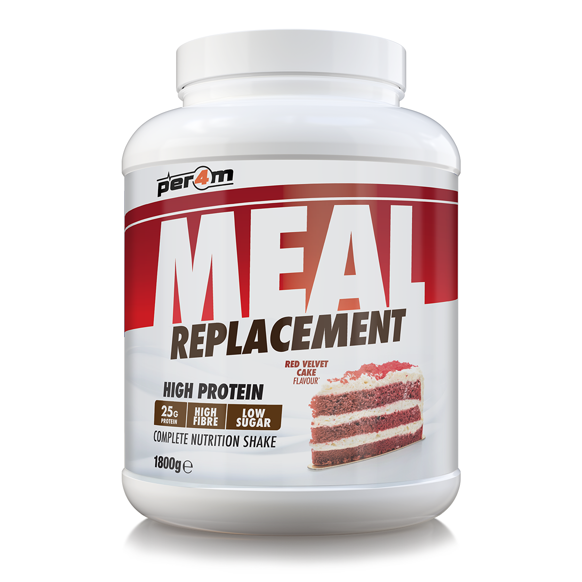 Meal Replacement Red Velvet Cake
