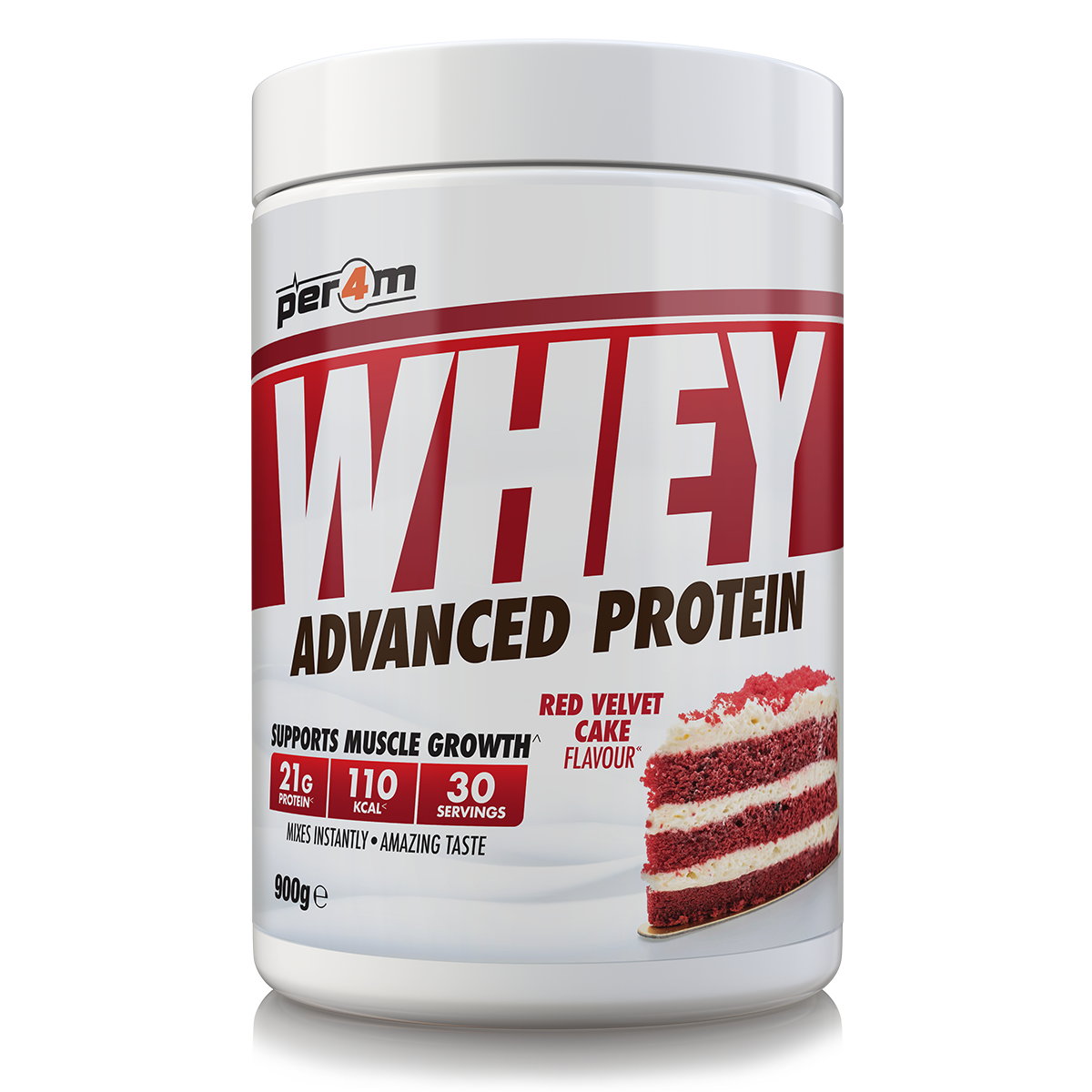Whey Protein Red Velvet Cake