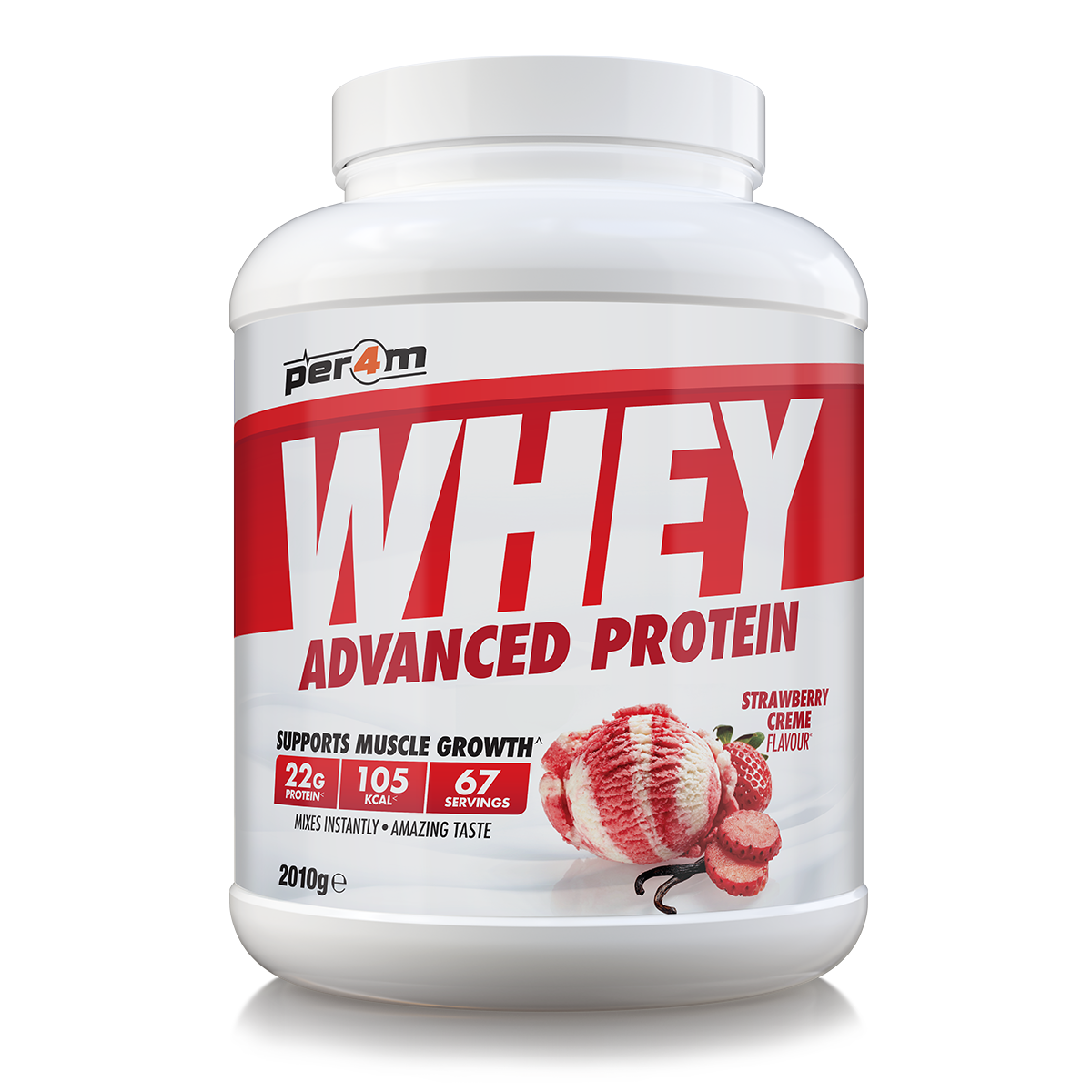 Whey Protein Strawberry Creme