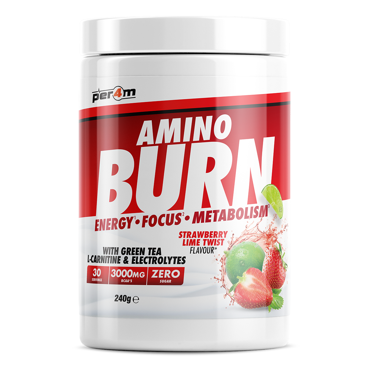 Amino Burn Strawberry Lime Twist