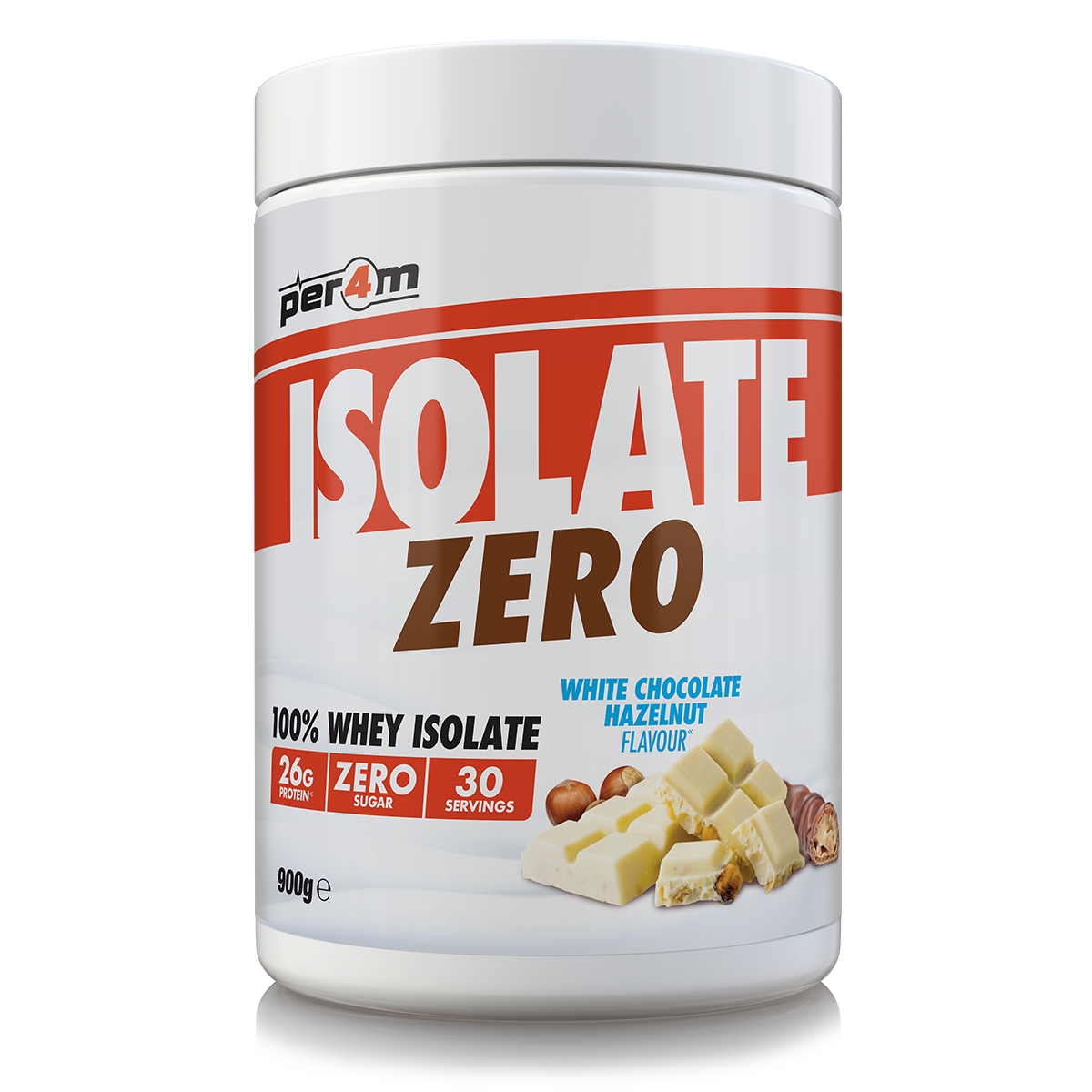 PER4M Isolate Zero White Chocolate Hazelnut