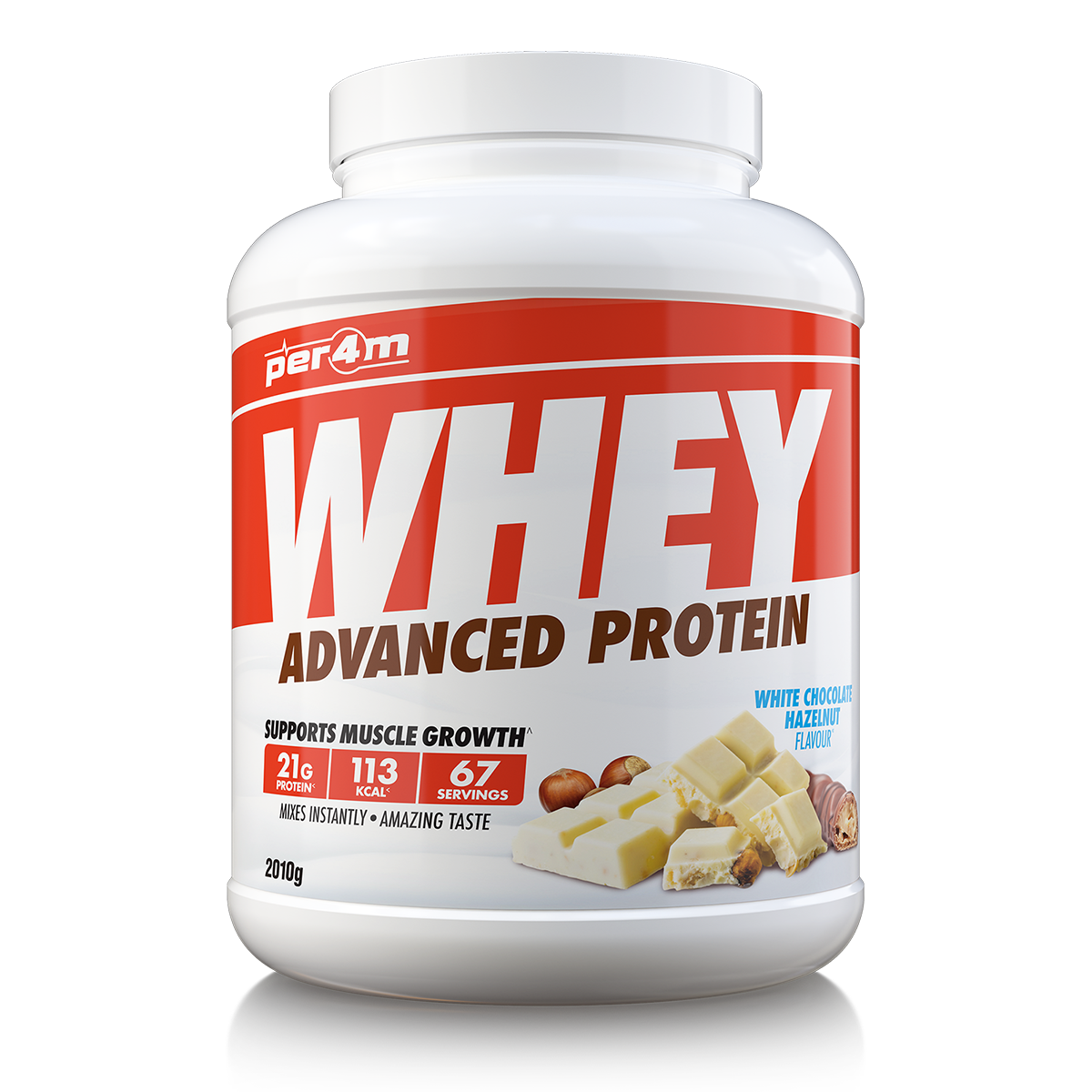 Whey Protein White Chocolate Hazelnut