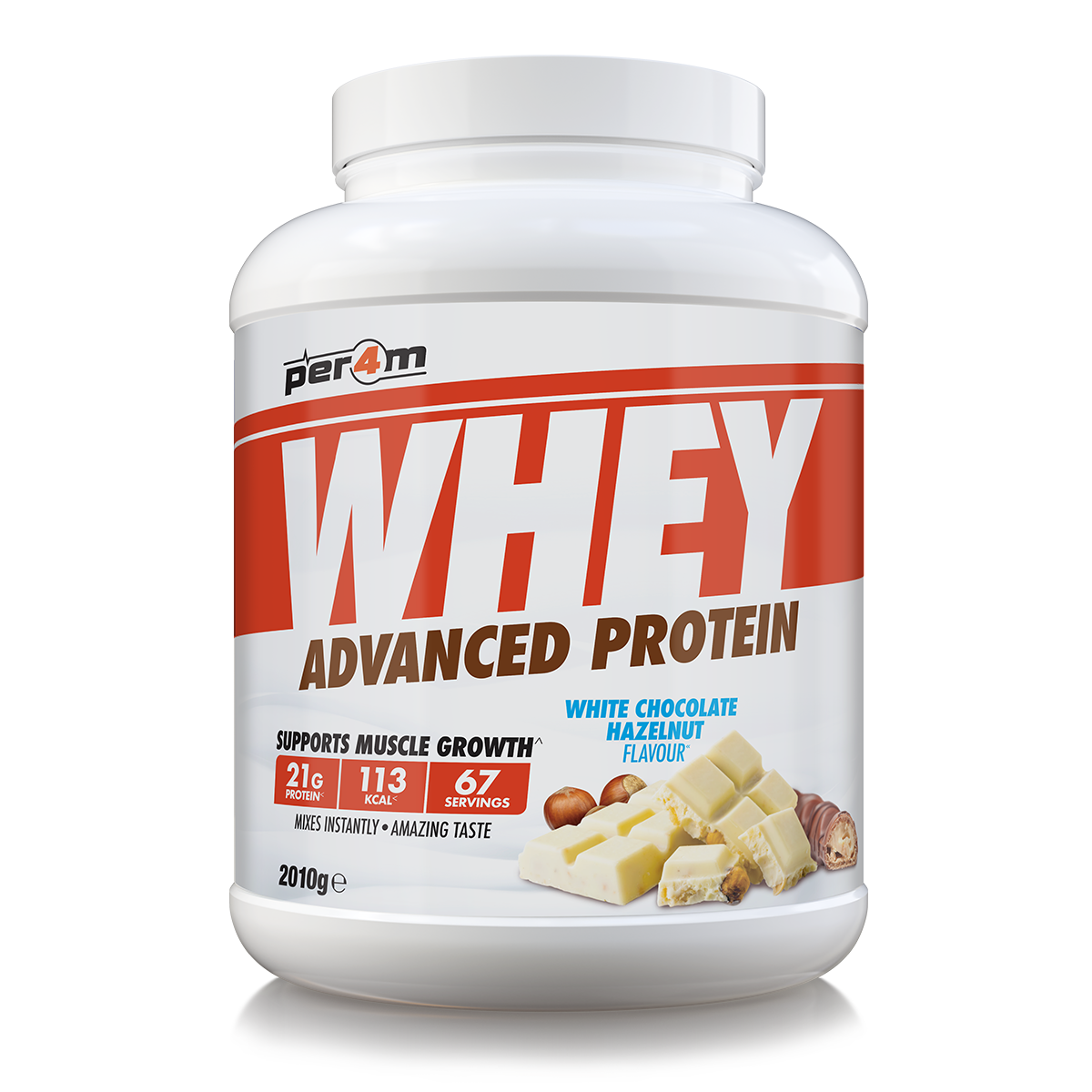 Whey Protein White Chocolate Hazelnut