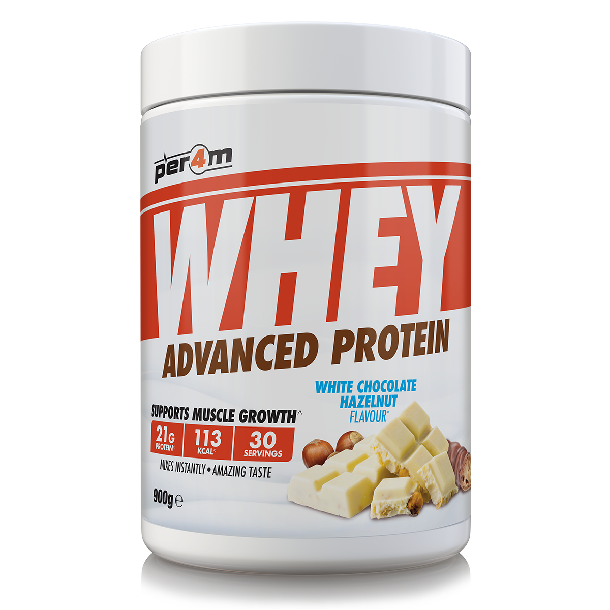 Whey Protein White Chocolate Hazelnut