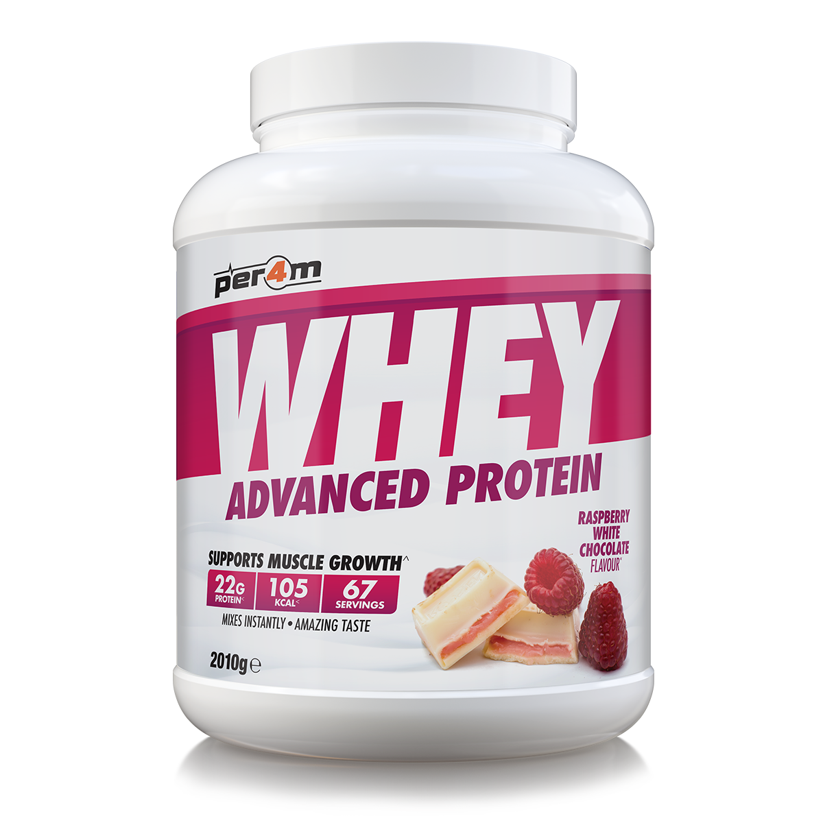 Whey Protein Raspberry White Chocolate