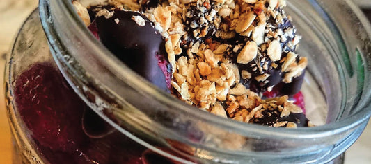 Chocolate Raspberry Overnight Oats