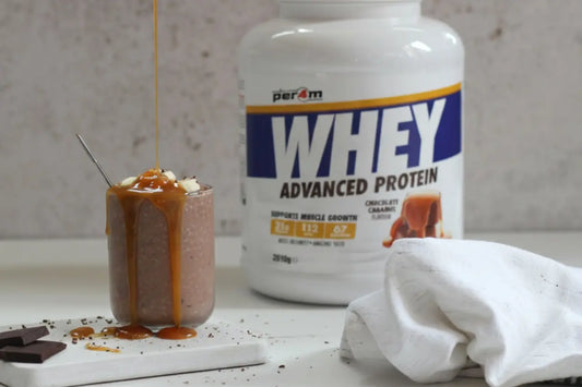 Chocolate Caramel Protein Overnight Oats Recipe (35g Protein)