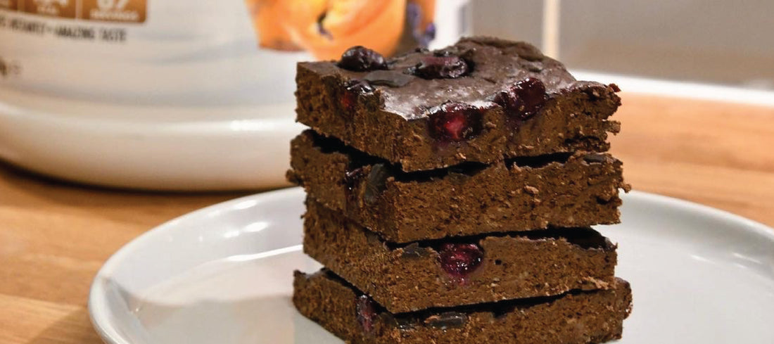 Blueberry Protein Brownies