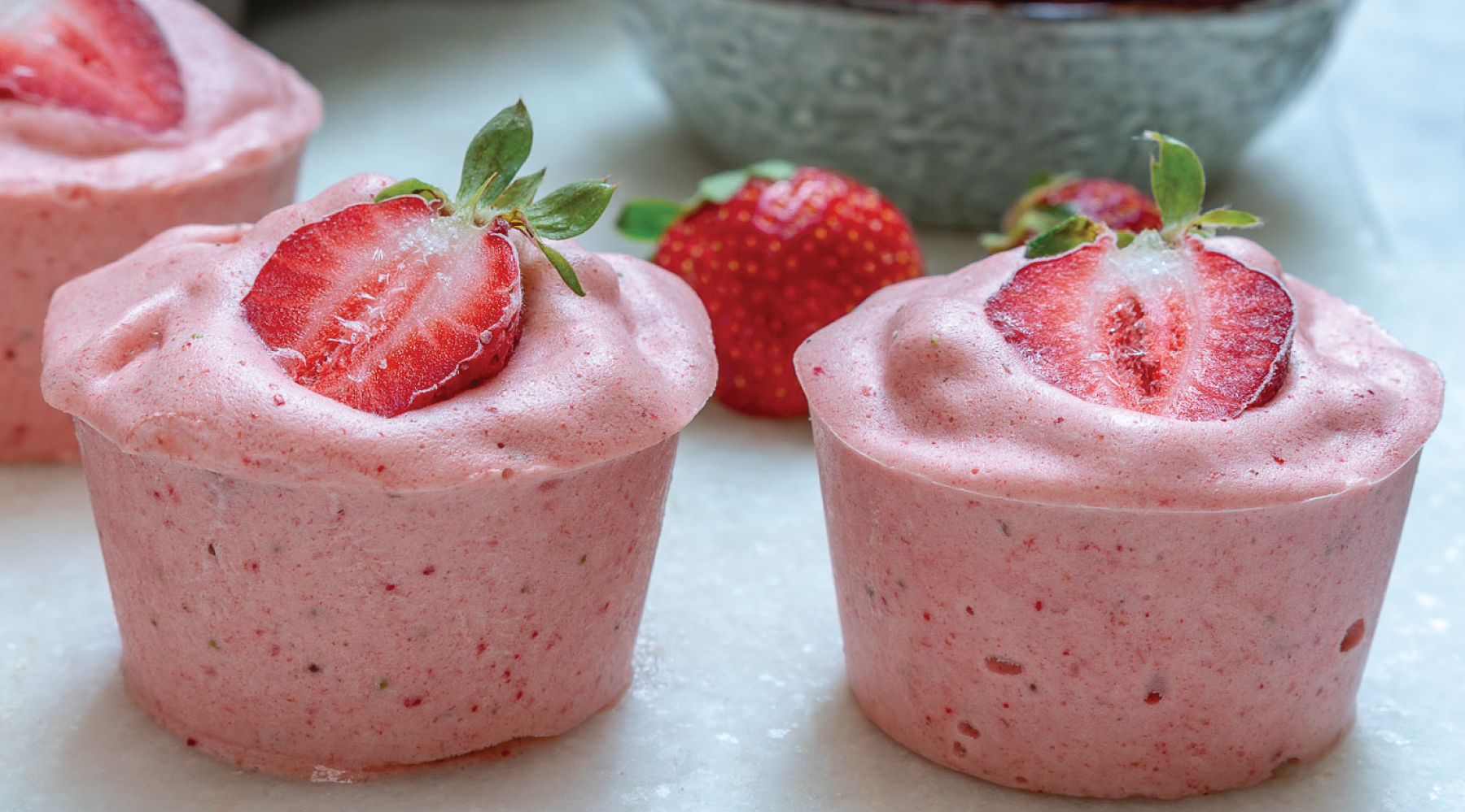 Strawberry Protein "Nice" Cream Cups