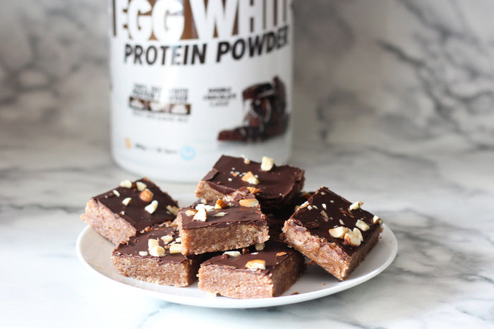 High Protein Chocolate Almond Nougat Bars Recipe