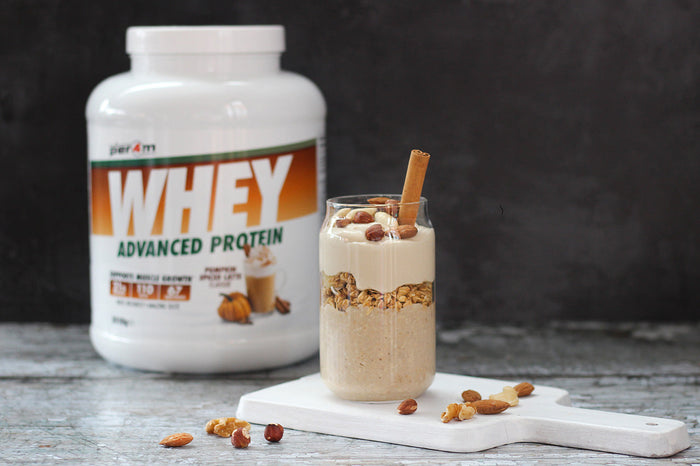 High Protein Pumpkin Spice Overnight Oats Recipe