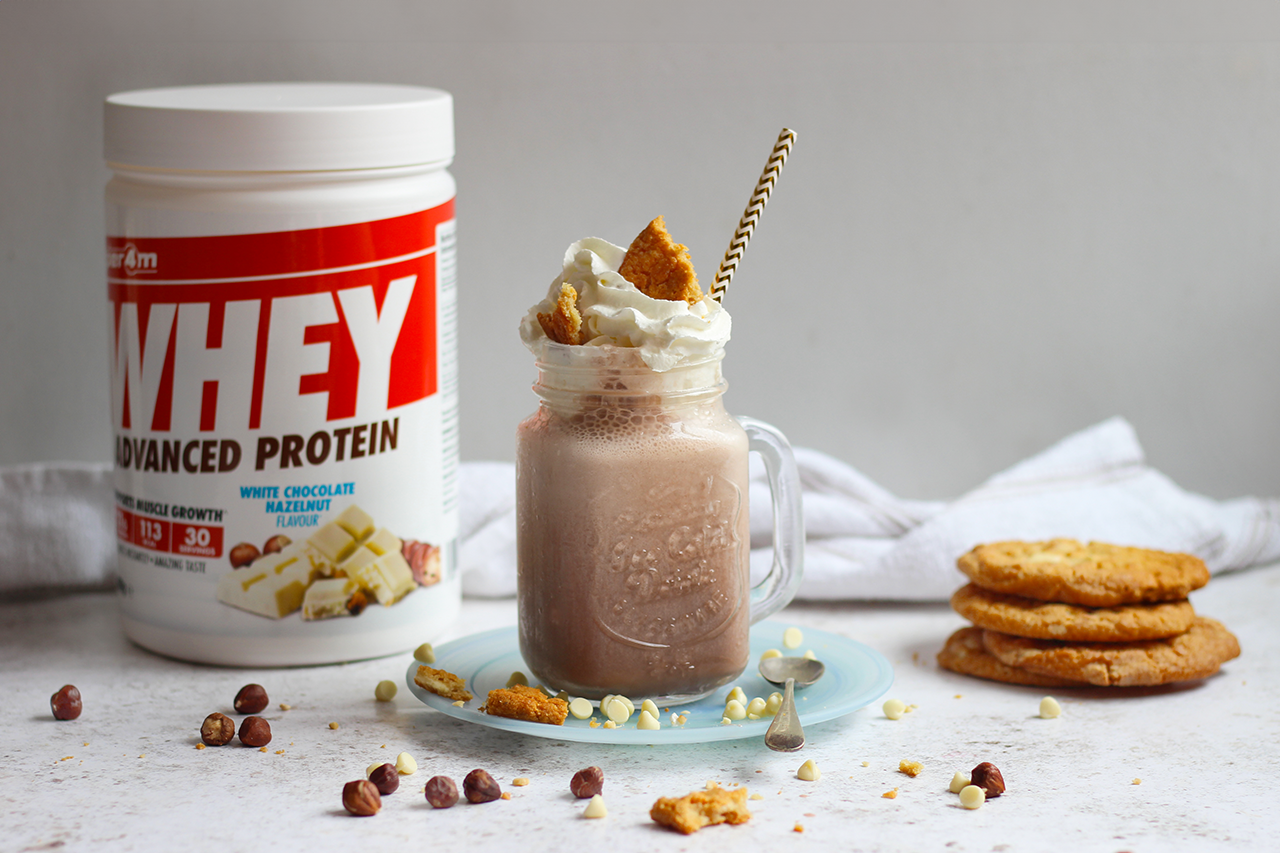 High Protein White Chocolate Hazelnut Smoothie Recipe