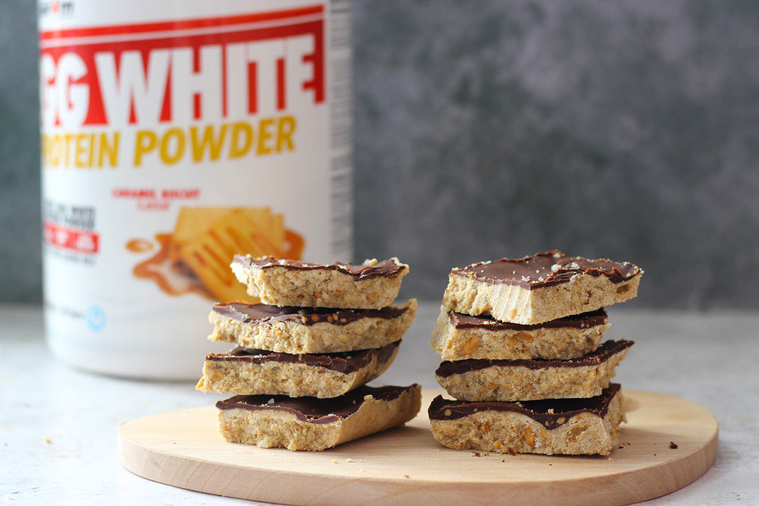 No-Bake High Protein Peanut Butter Squares Recipe