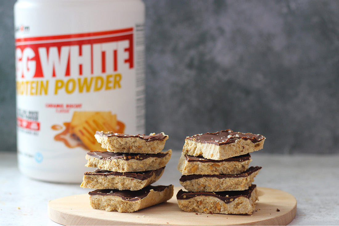 Dairy-Free High Protein Peanut Butter Squares Bars