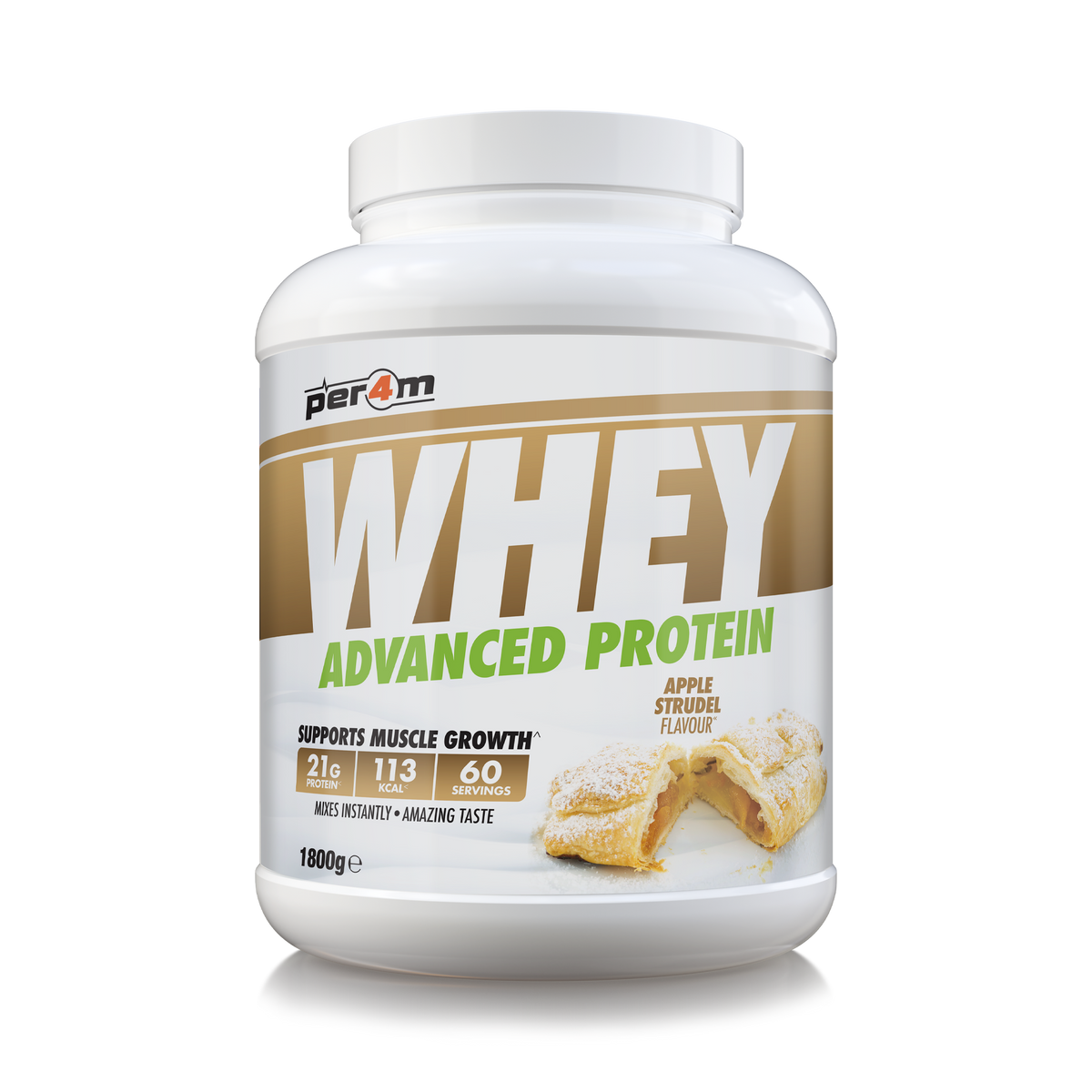 Whey Protein Apple Strudel
