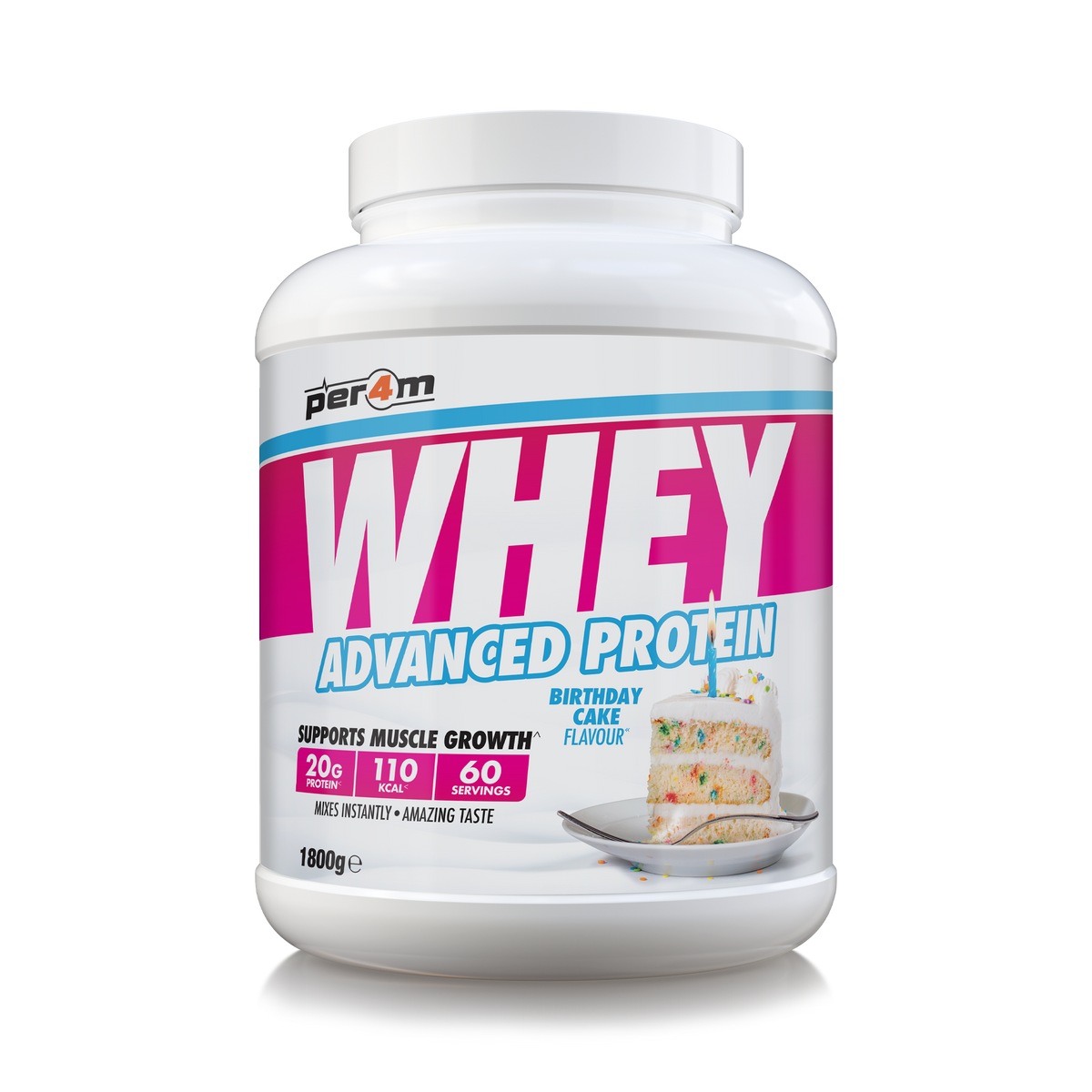 Whey Protein Birthday Cake
