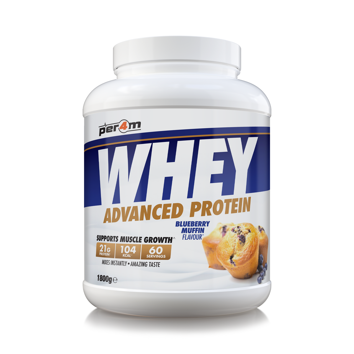 Whey Protein Blueberry Muffin