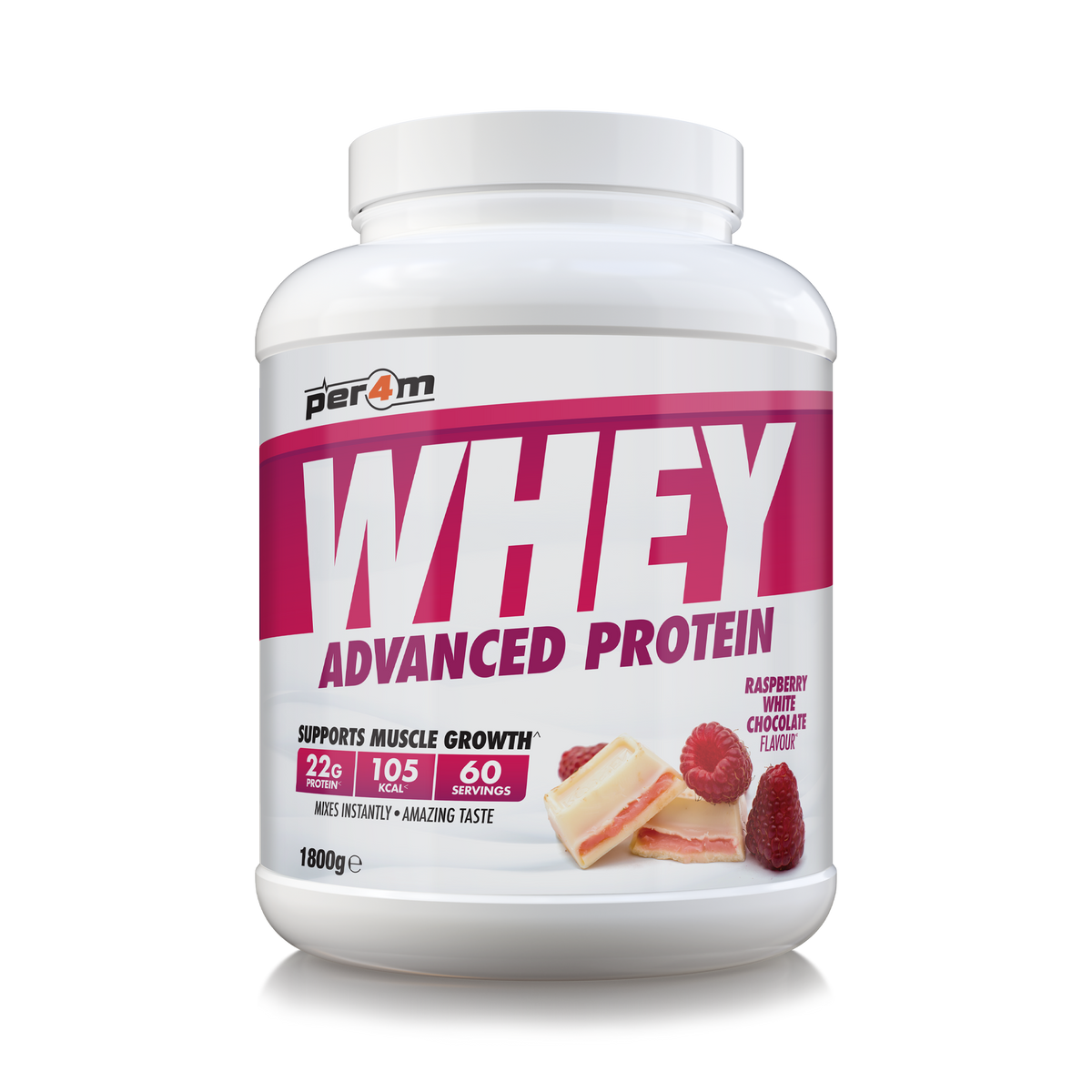 Whey Protein Raspberry White Chocolate