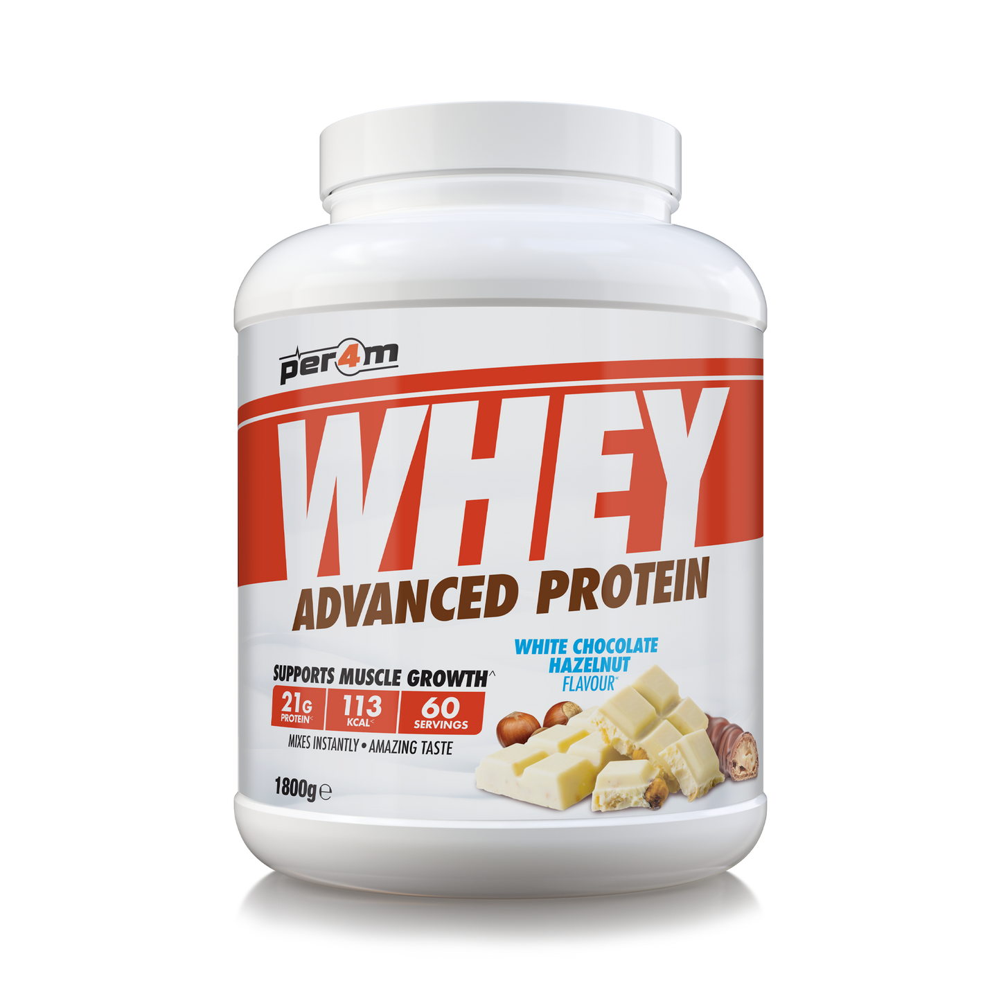 Whey Protein White Chocolate Hazelnut