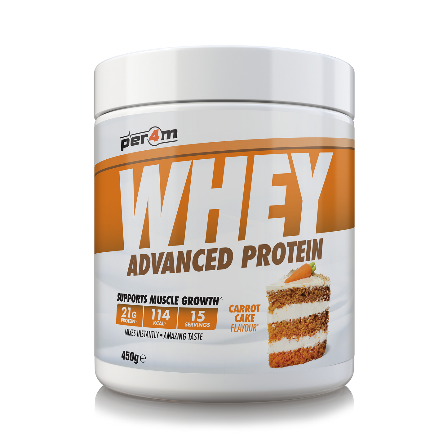 Whey Protein Carrot Cake