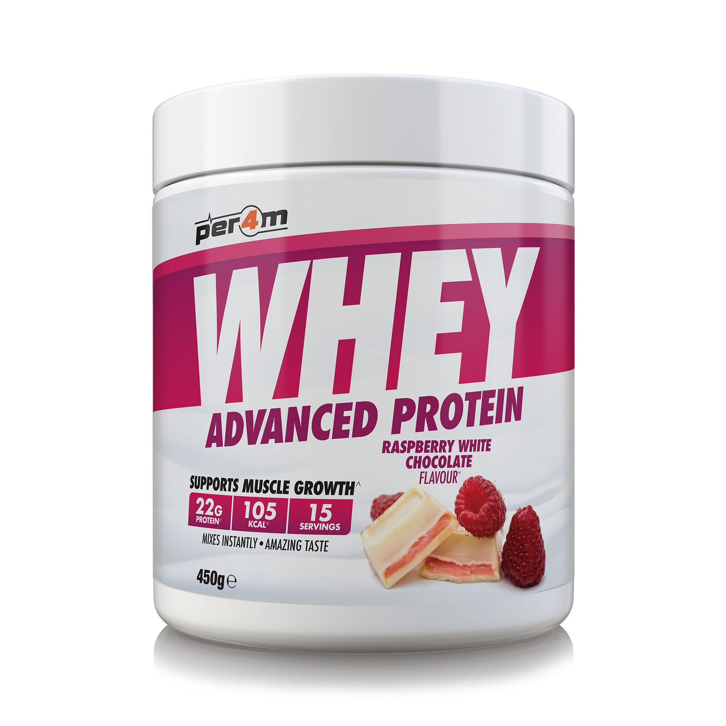Whey Protein Raspberry White Chocolate