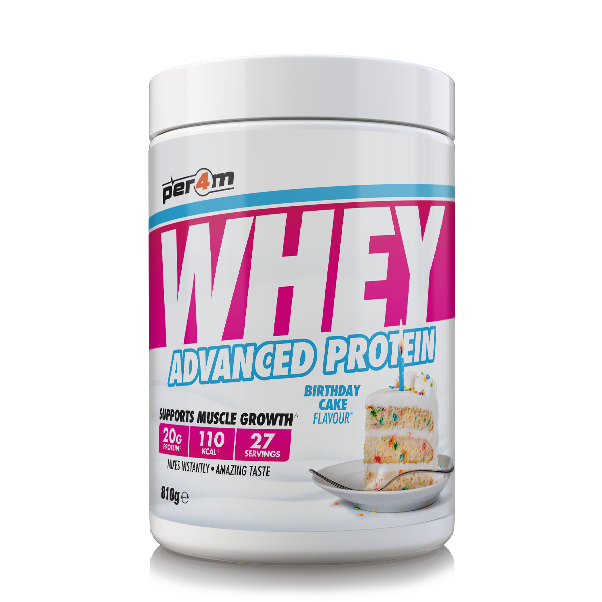 Whey Protein Birthday Cake