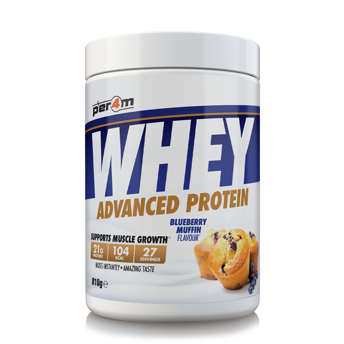 Whey Protein Blueberry Muffin