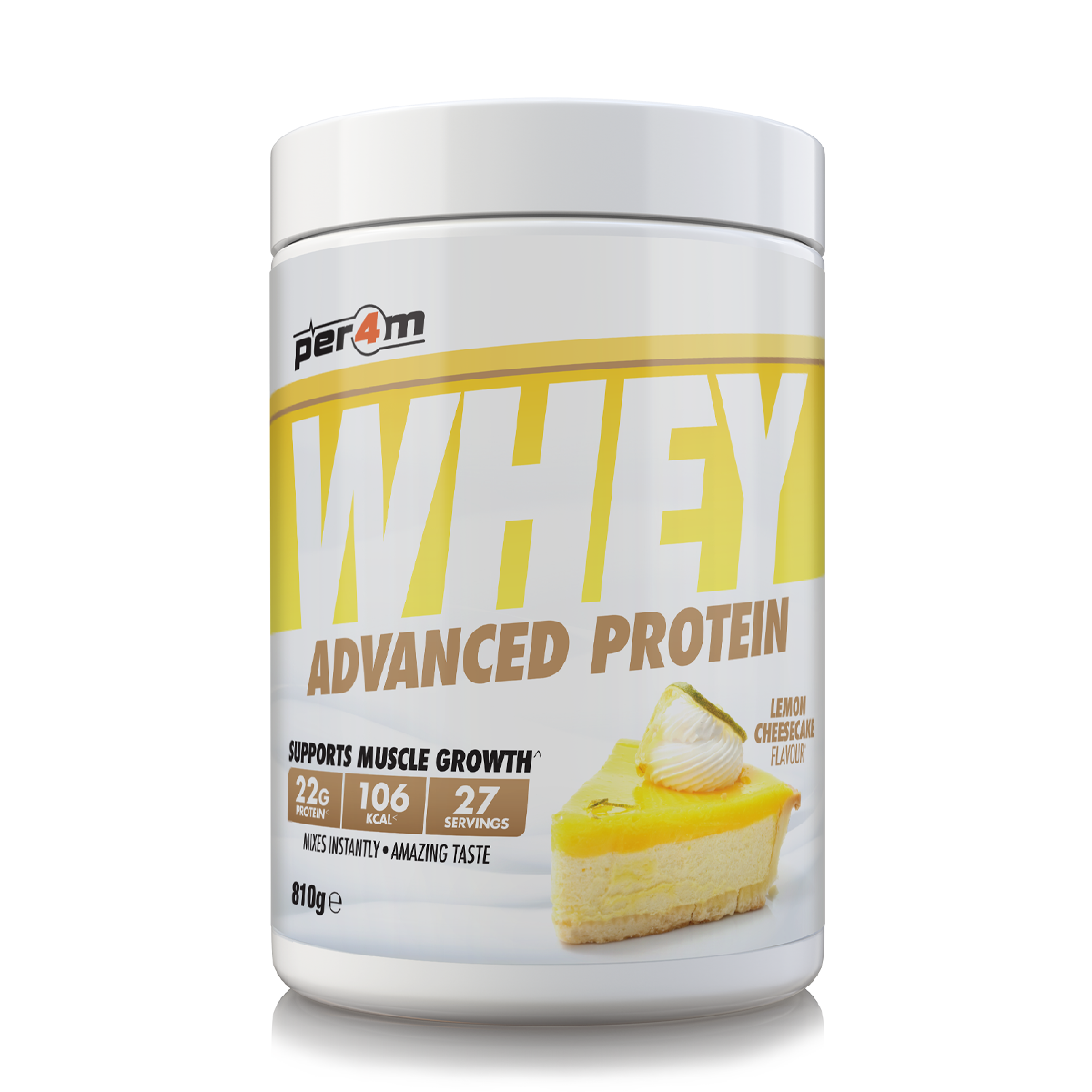 Whey Protein Lemon Cheesecake